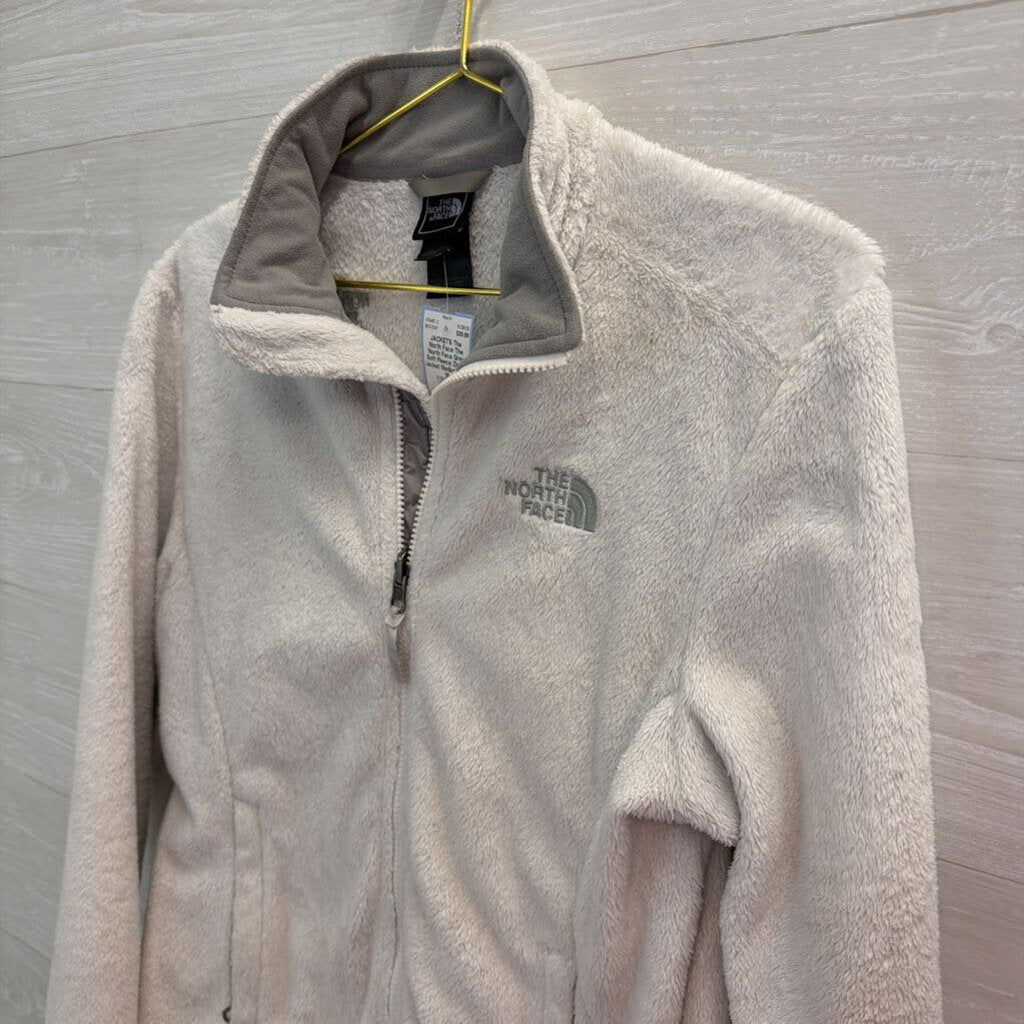 The North Face Grey Soft Fleece Zip Up Jacket Medium