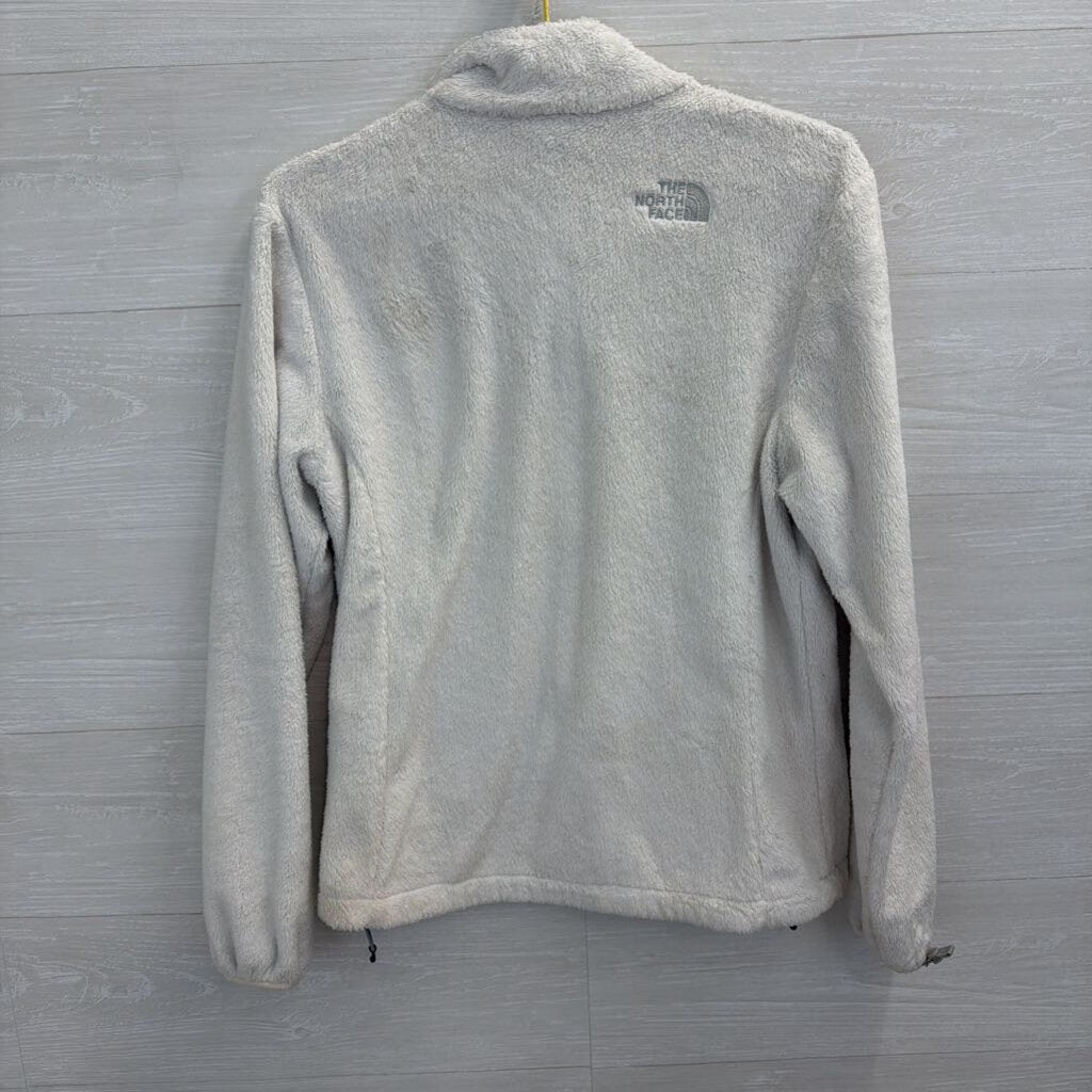 The North Face Grey Soft Fleece Zip Up Jacket Medium