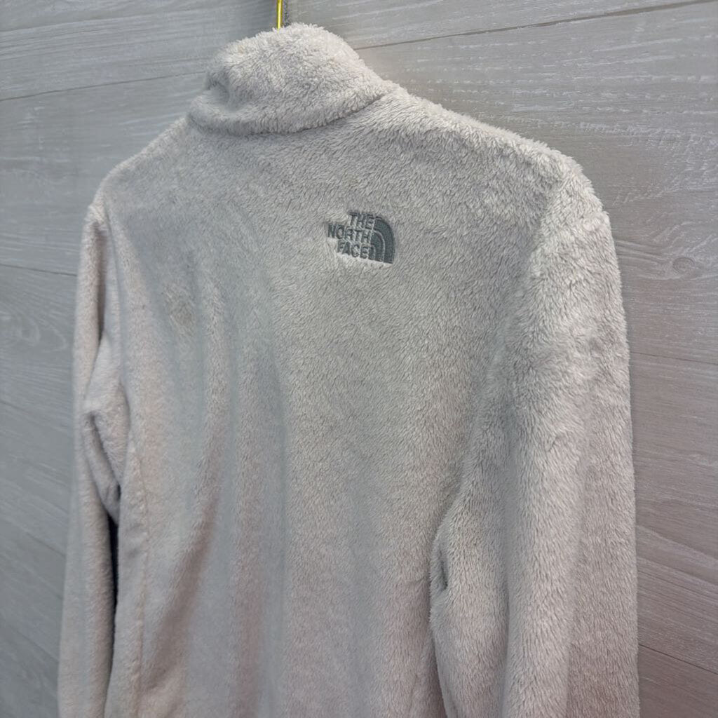 The North Face Grey Soft Fleece Zip Up Jacket Medium