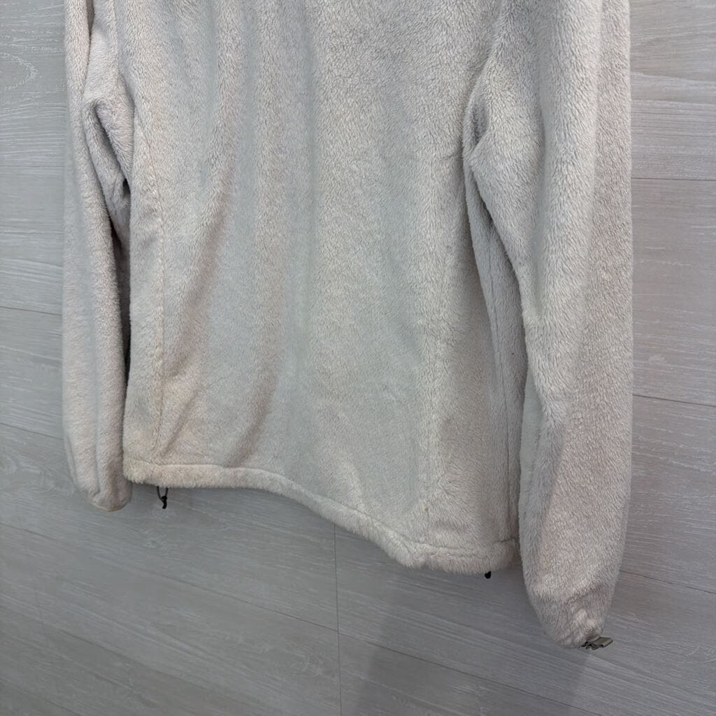 The North Face Grey Soft Fleece Zip Up Jacket Medium