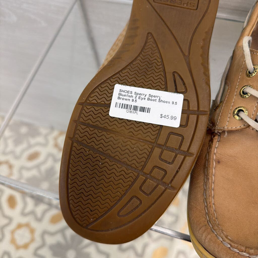Sperry Bluefish 2 Eye Boat Shoes 9.5