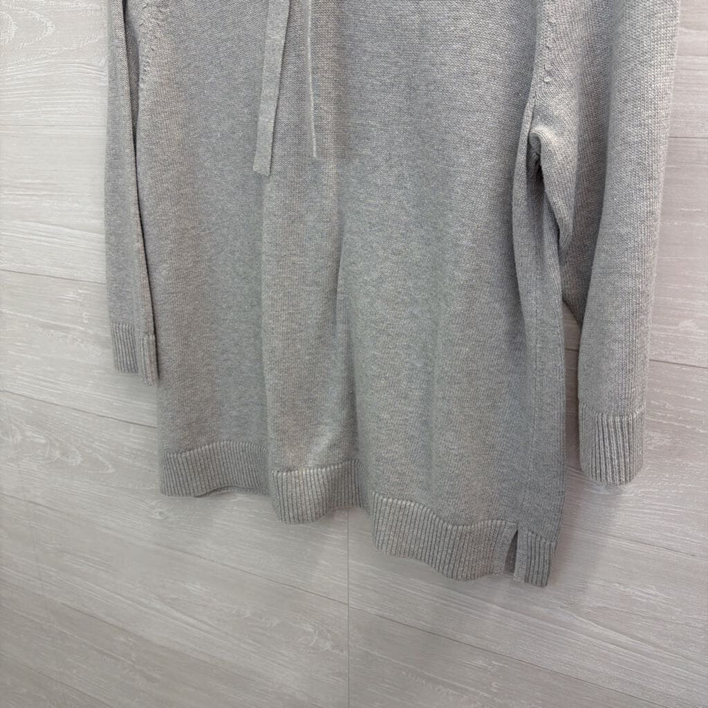 Talbots Grey Knit V Neck Sweater Extra Large Petite