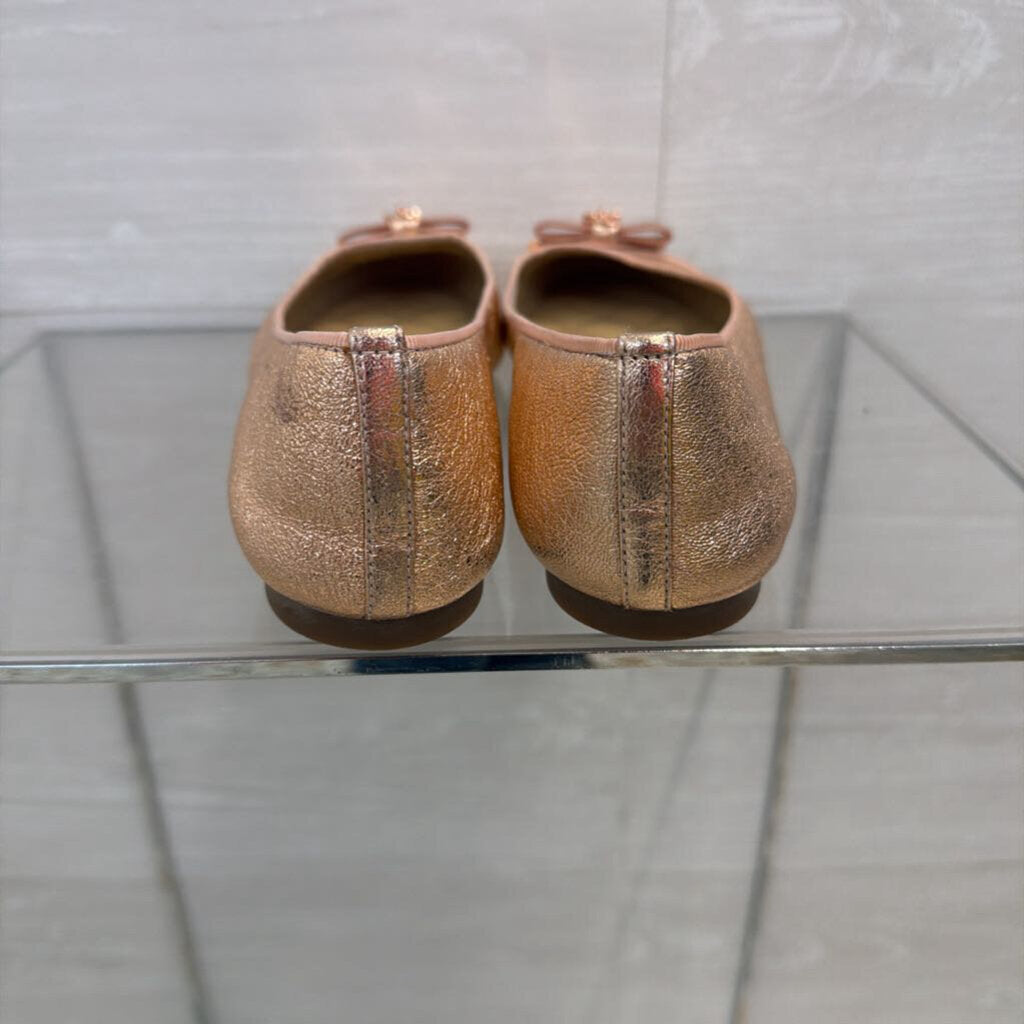 Michael Kors Metallic Pink Alice Ballet Flats 8