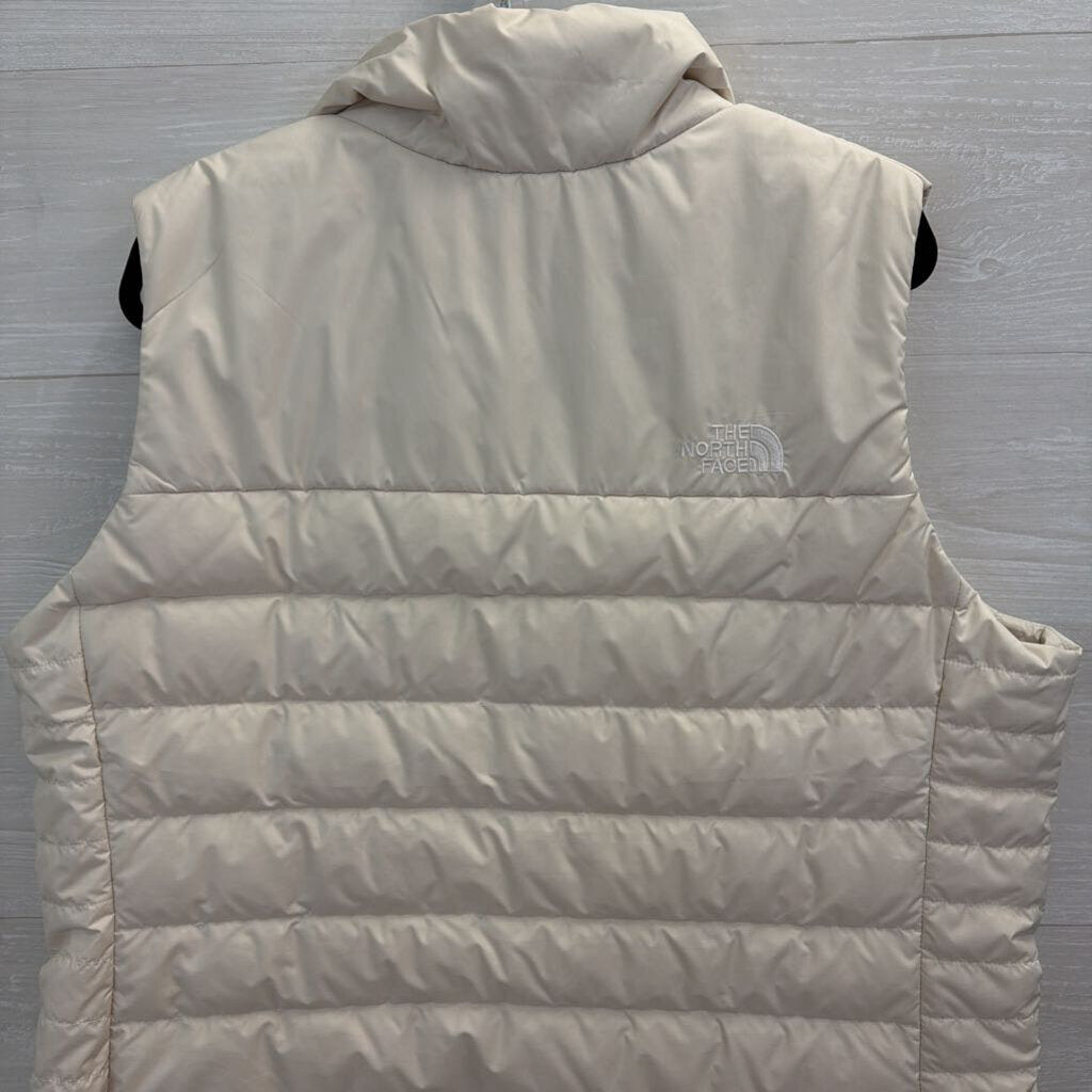 The North Face Cream Puffer Vest XXL