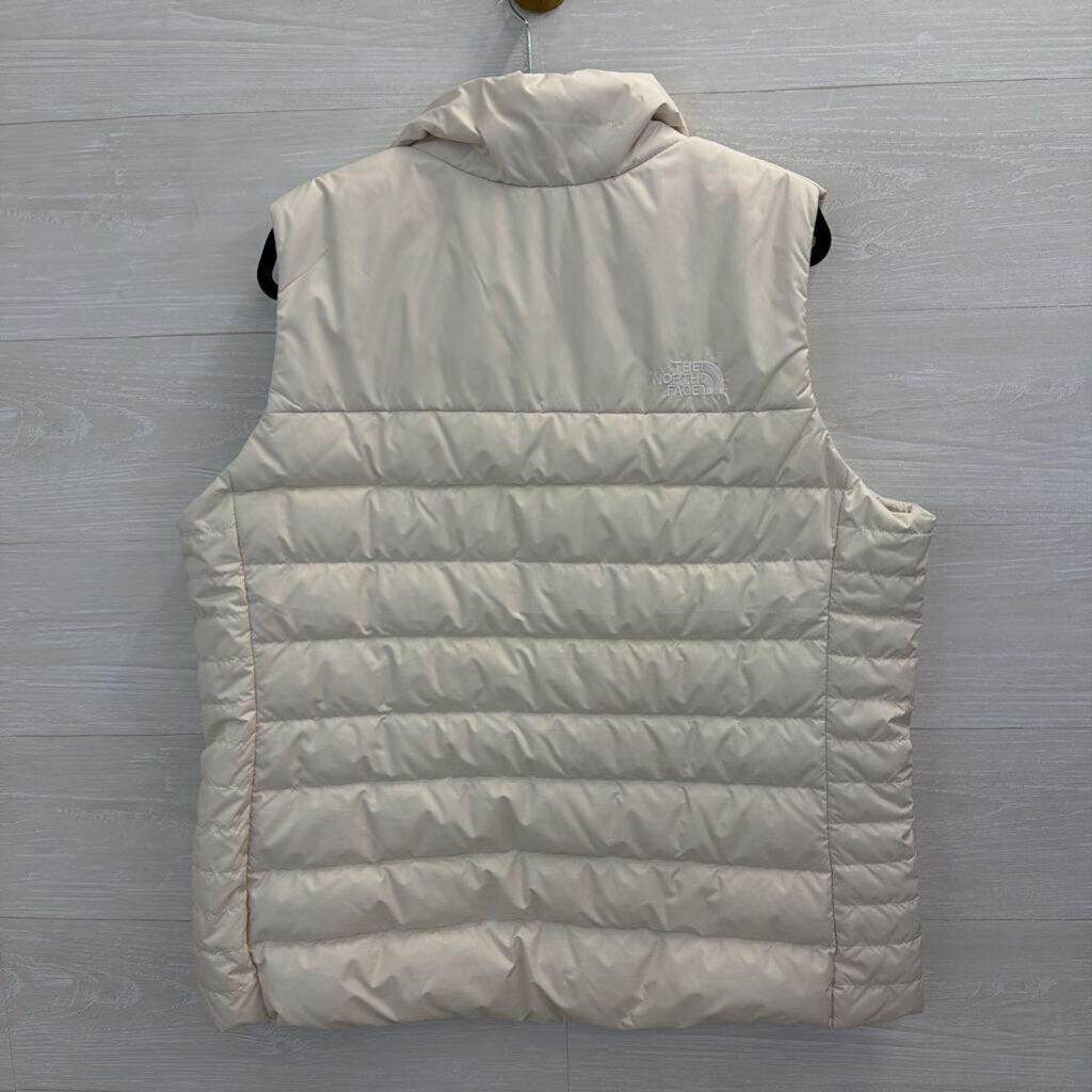 The North Face Cream Puffer Vest XXL