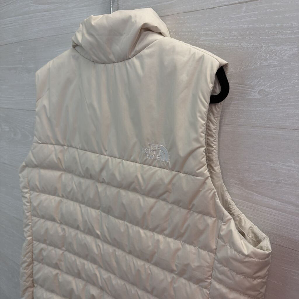 The North Face Cream Puffer Vest XXL