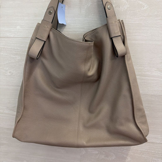 Lodis Grey Pebbled Leather Kinsley Tote Purse