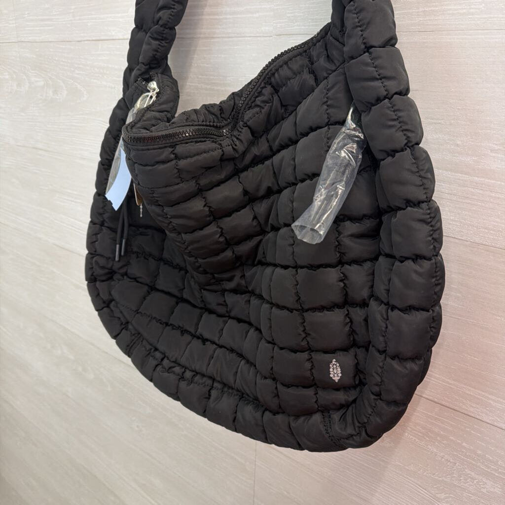 FP Movement Black Quilted Carryall Bag