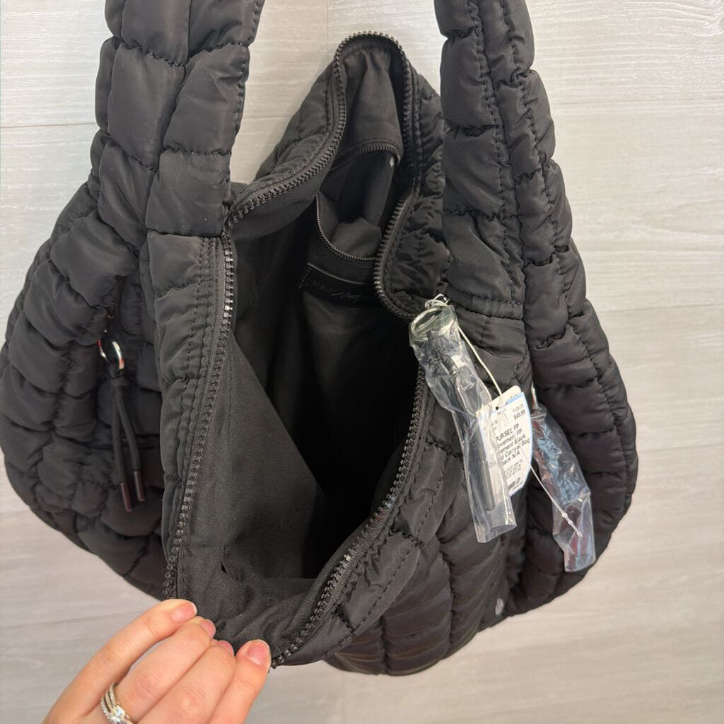 FP Movement Black Quilted Carryall Bag