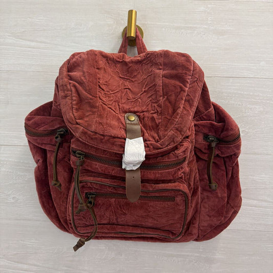 Free People Brick Velvet Malta Backpack