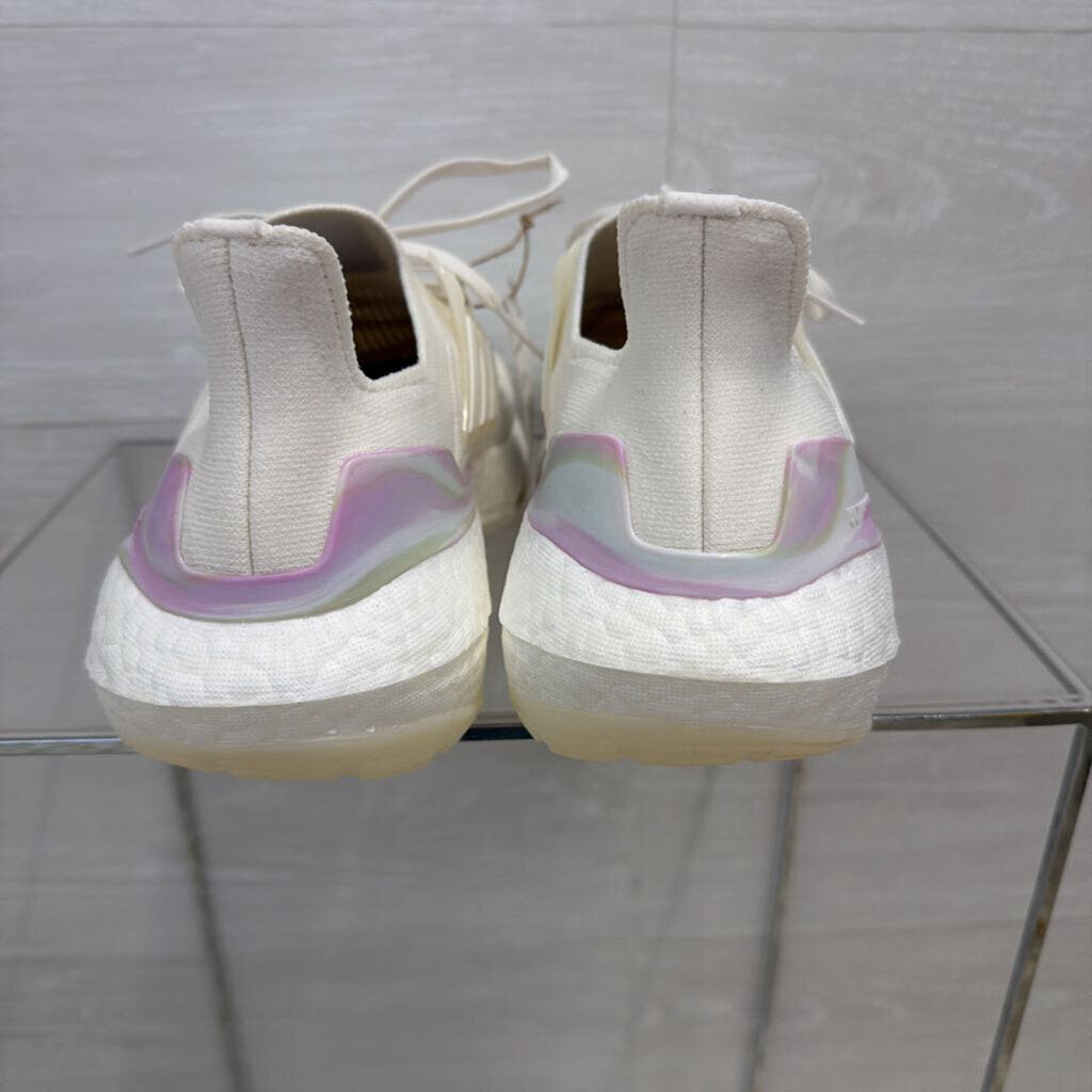 Adidas White/ Purple Ultraboost 22 Sneakers 11