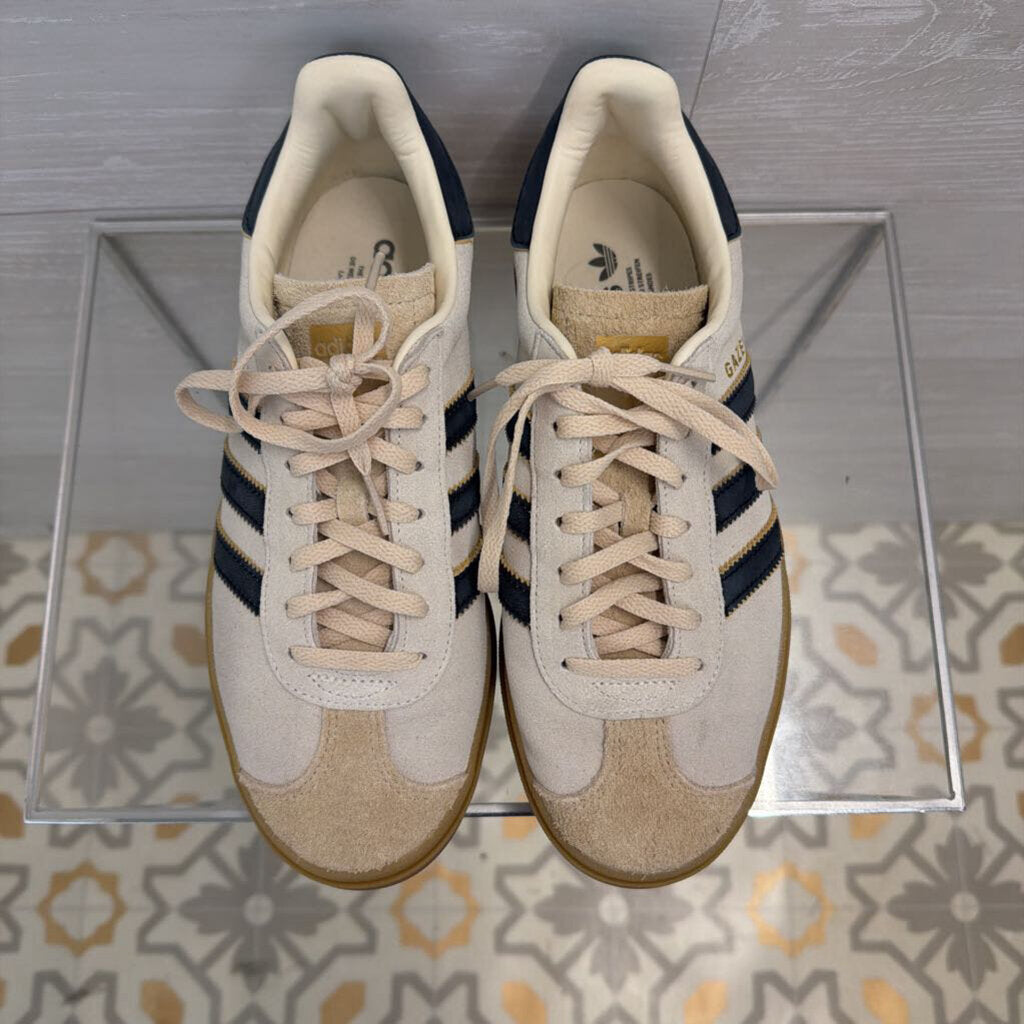 Adidas Cream/ Navy Gazelle Bold Sneakers 8
