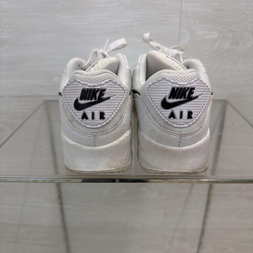 Nike White/ Black Air Max 90 Sneakers 8