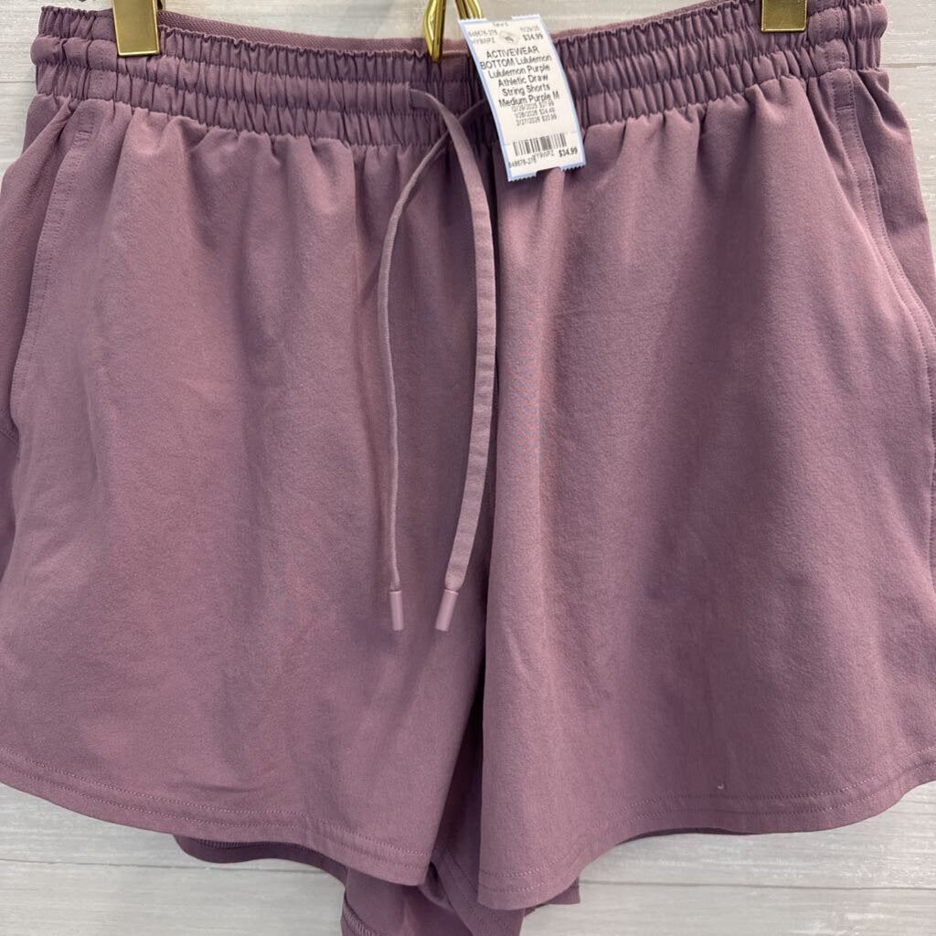 Lululemon Purple Athletic Draw String Shorts Medium