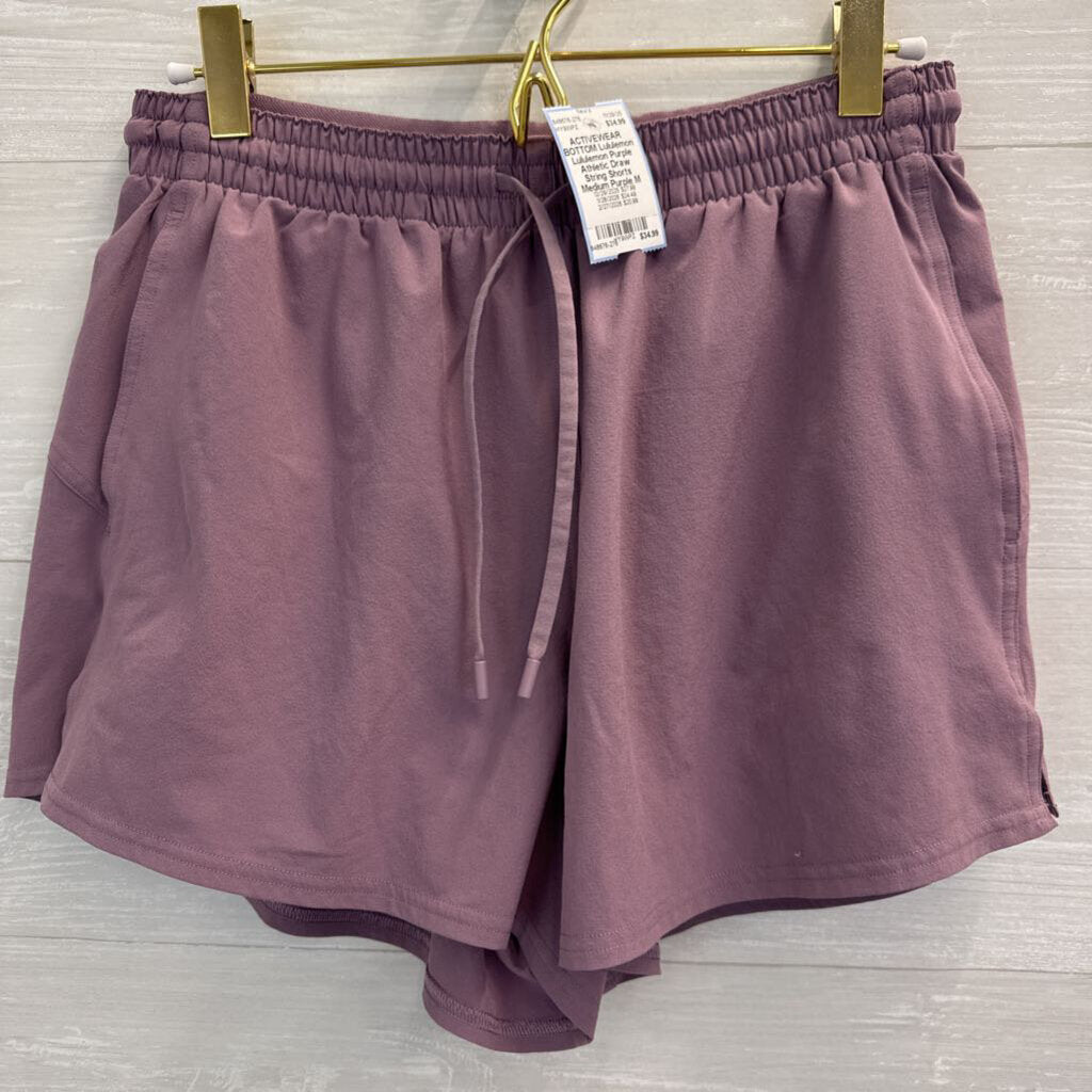 Lululemon Purple Athletic Draw String Shorts Medium