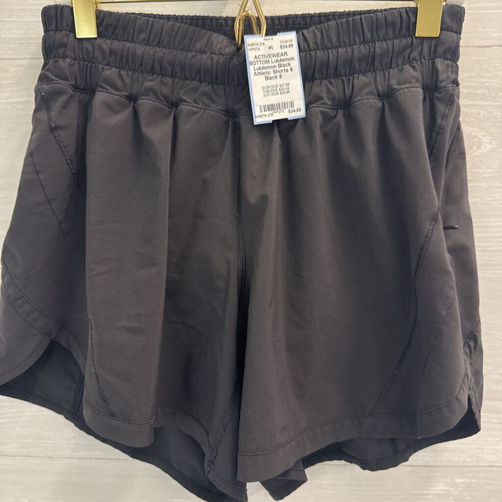 Lululemon Black Athletic Shorts 6