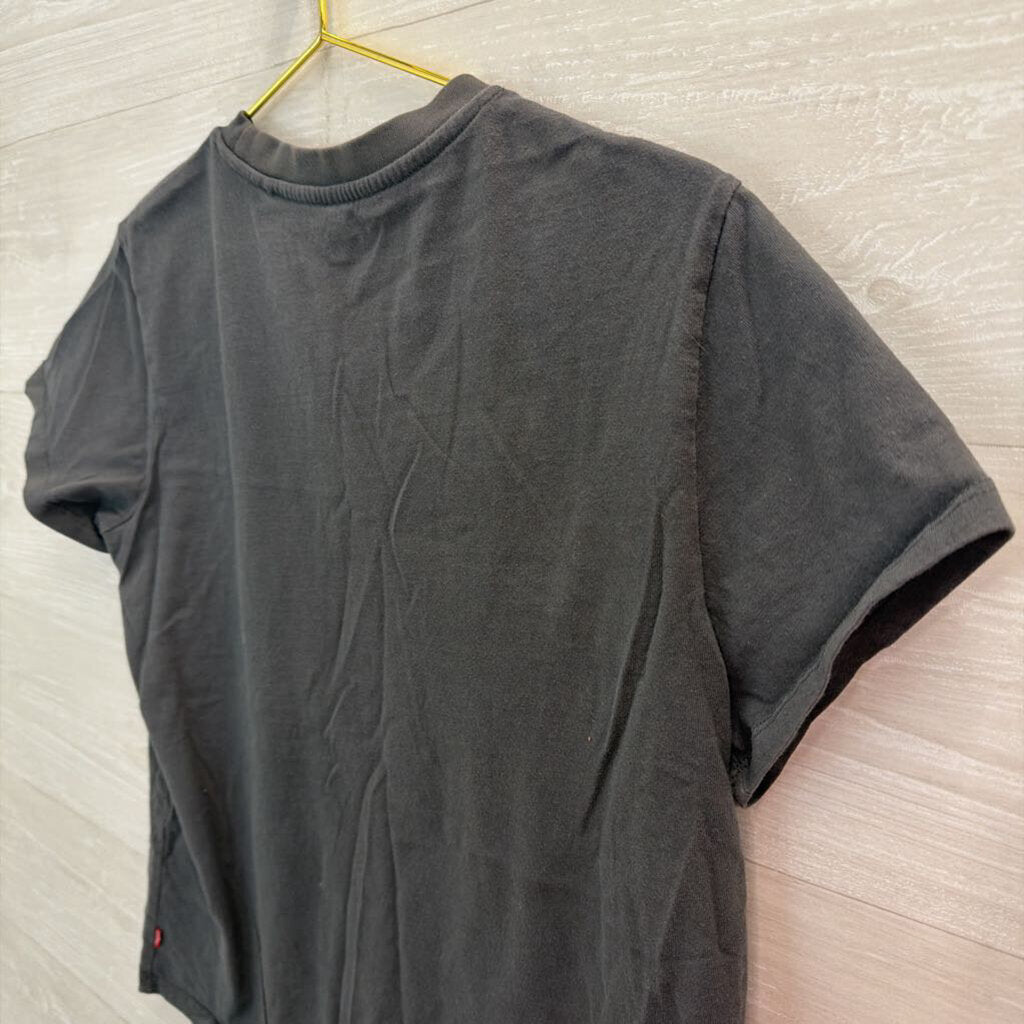 Levi Grey Western Wear Short Sleeve Graphic Tee Large