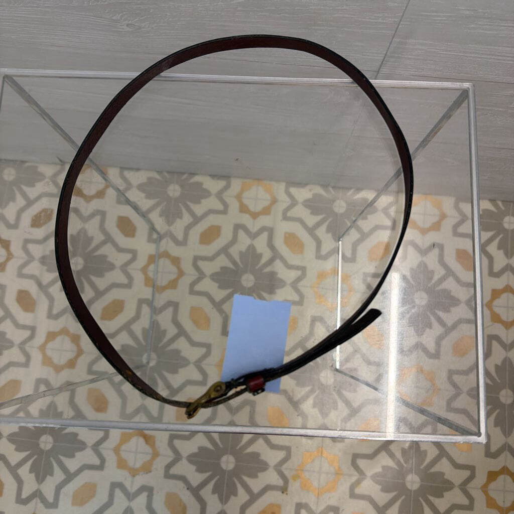 Aigner Thin Brown Belt Small