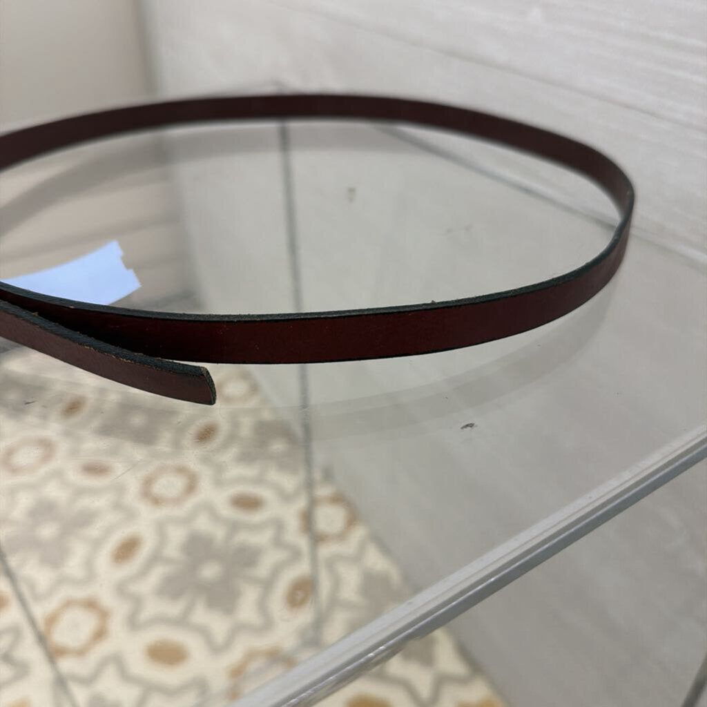 Aigner Thin Brown Belt Small