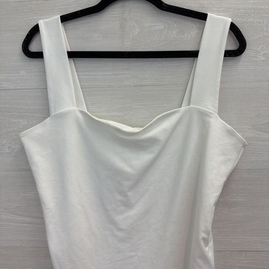 Abercrombie and Fitch White Tank Bodysuit Extra Large