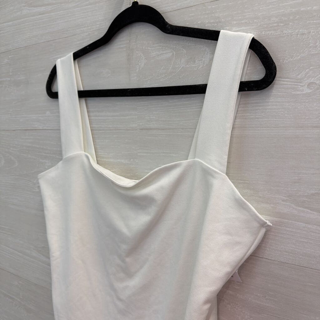 Abercrombie and Fitch White Tank Bodysuit Extra Large
