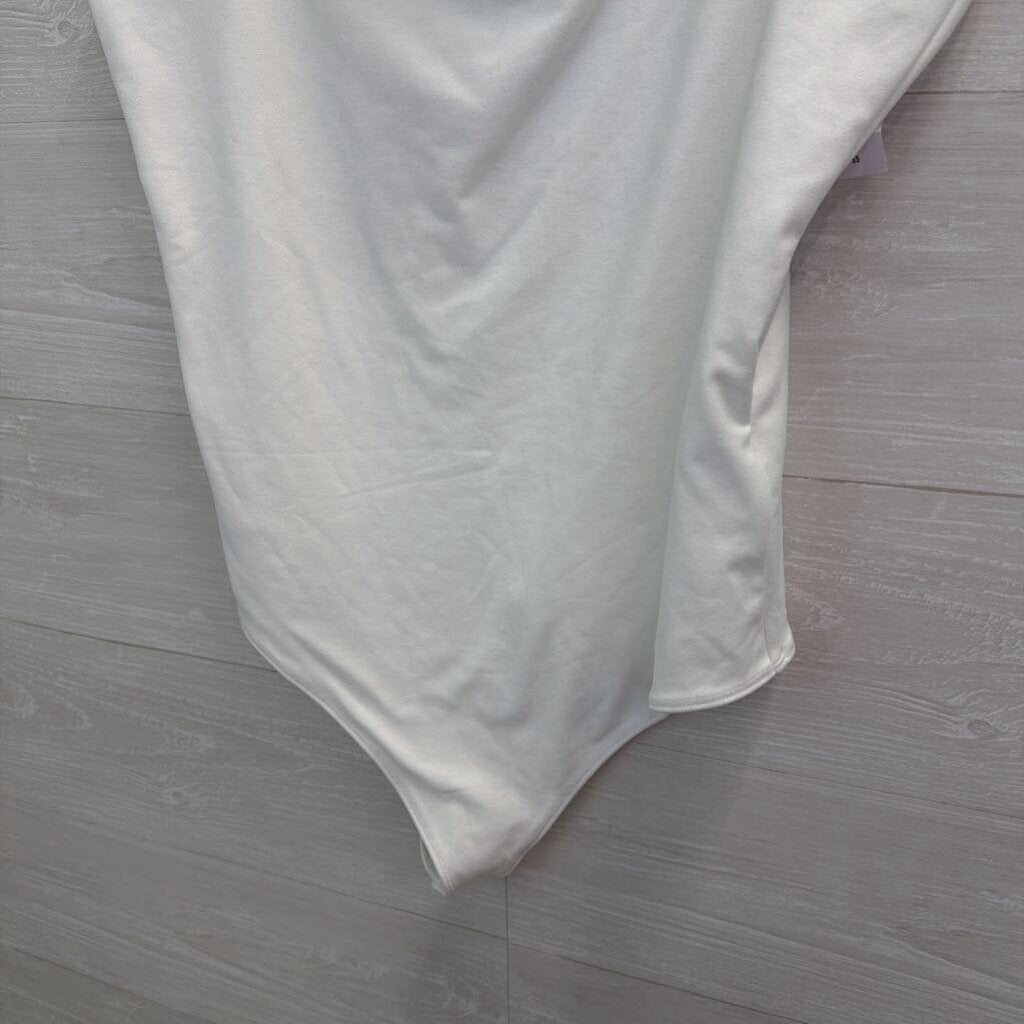 Abercrombie and Fitch White Tank Bodysuit Extra Large