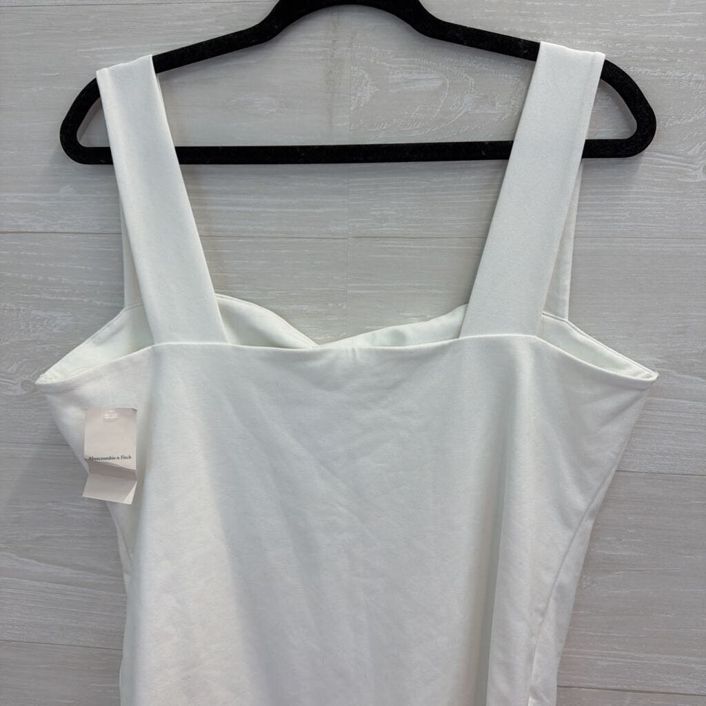 Abercrombie and Fitch White Tank Bodysuit Extra Large