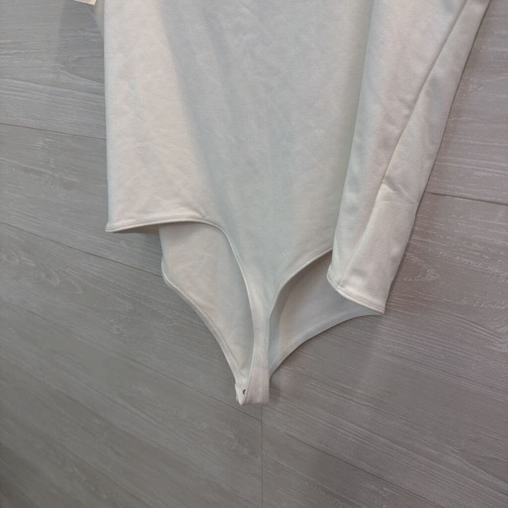 Abercrombie and Fitch White Tank Bodysuit Extra Large