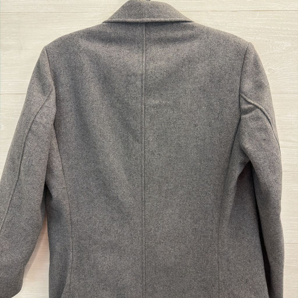 Ali Suit Marhaba Textiles Co Grey Plaid Lined Long Jacket Medium Tall