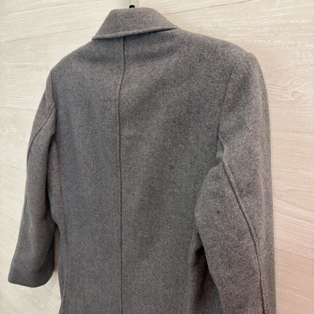 Ali Suit Marhaba Textiles Co Grey Plaid Lined Long Jacket Medium Tall