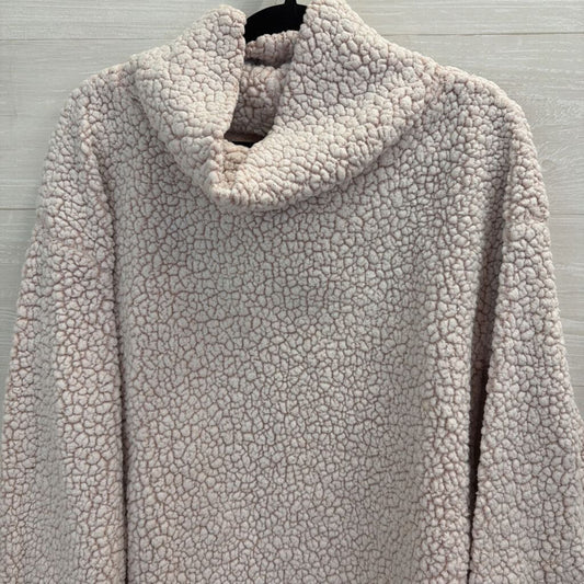 Tribal Jeans Pink Textured Knit Turtleneck Sweater Medium