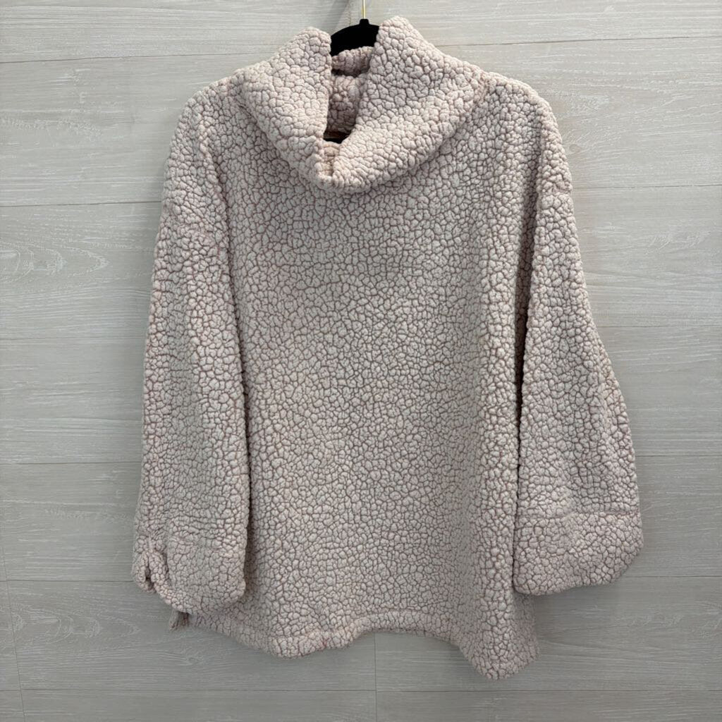 Tribal Jeans Pink Textured Knit Turtleneck Sweater Medium