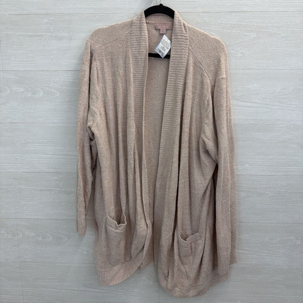 Barefoot Dreams Pink Soft Open Front Cardigan Sweater 3X