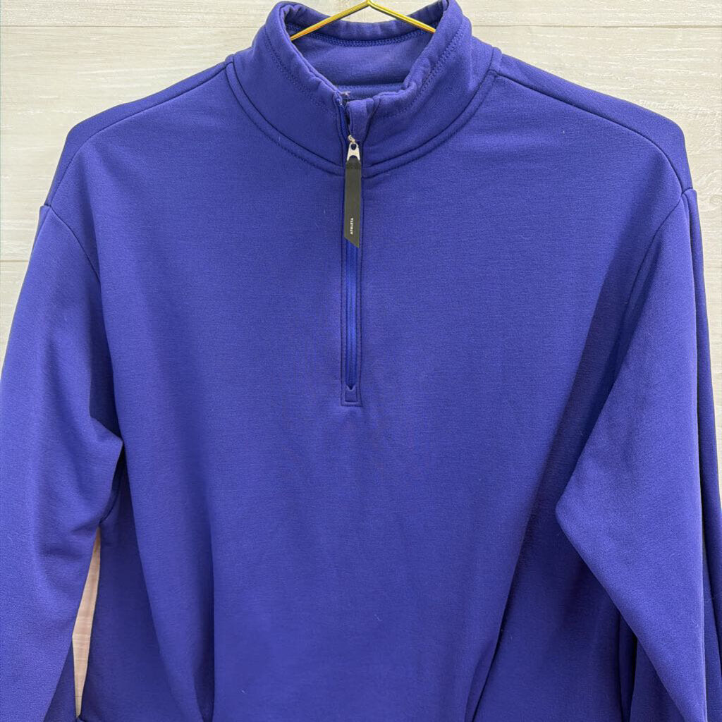 Athleta Royal Blue Quarter Zip Pullover Small