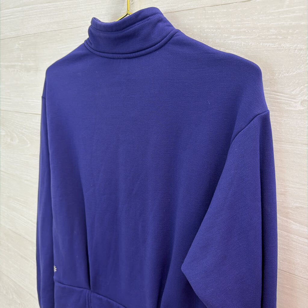 Athleta Royal Blue Quarter Zip Pullover Small