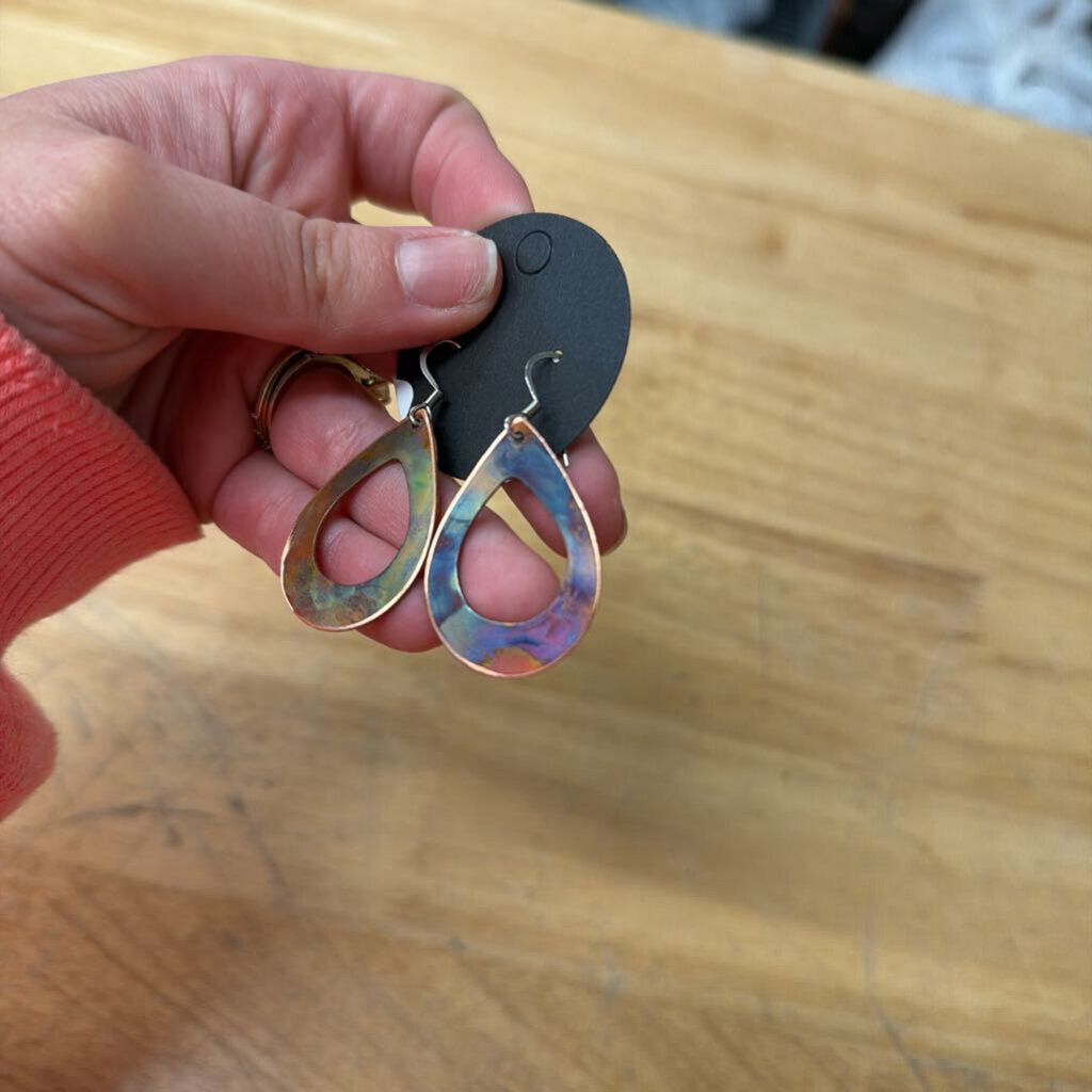 Multi Color Drop Earrings