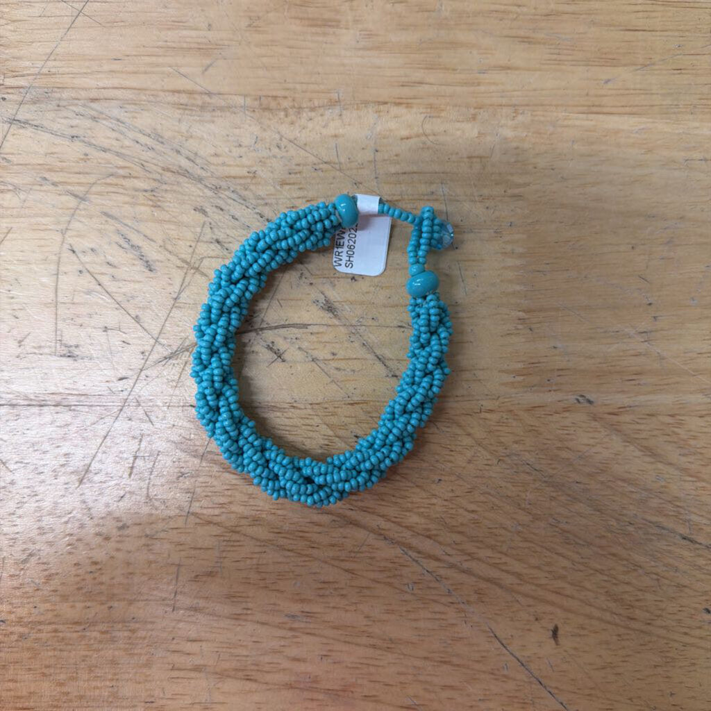 Turquoise Beaded Wrap Bracelet