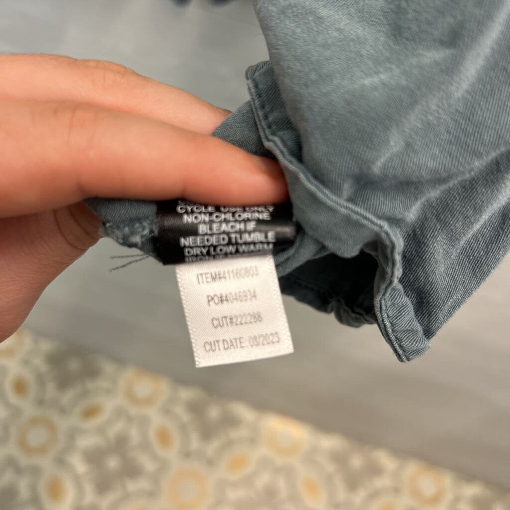 Torrid Blue Lace Detail Long Sleeve Top 3X