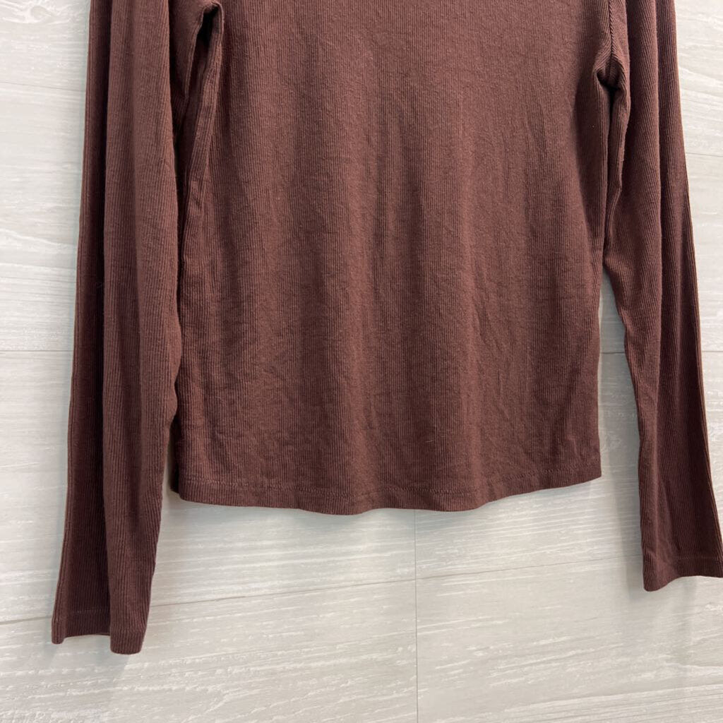 Nuuds Brown Long Sleeve Top Large