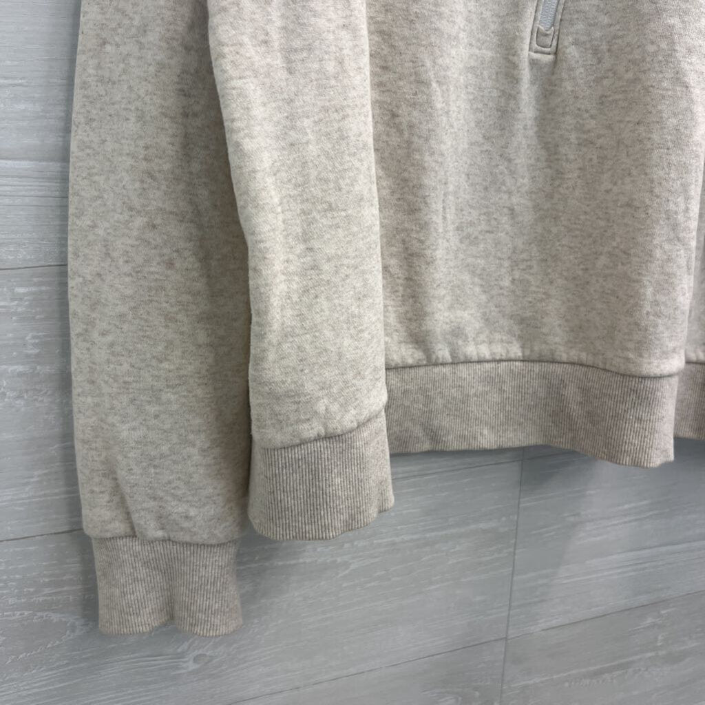 Under Armour Cream Half Zip Pullover Extra Large