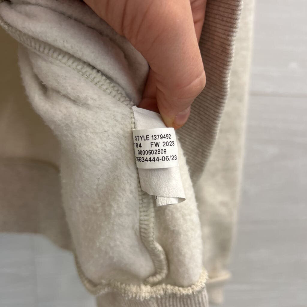 Under Armour Cream Half Zip Pullover Extra Large