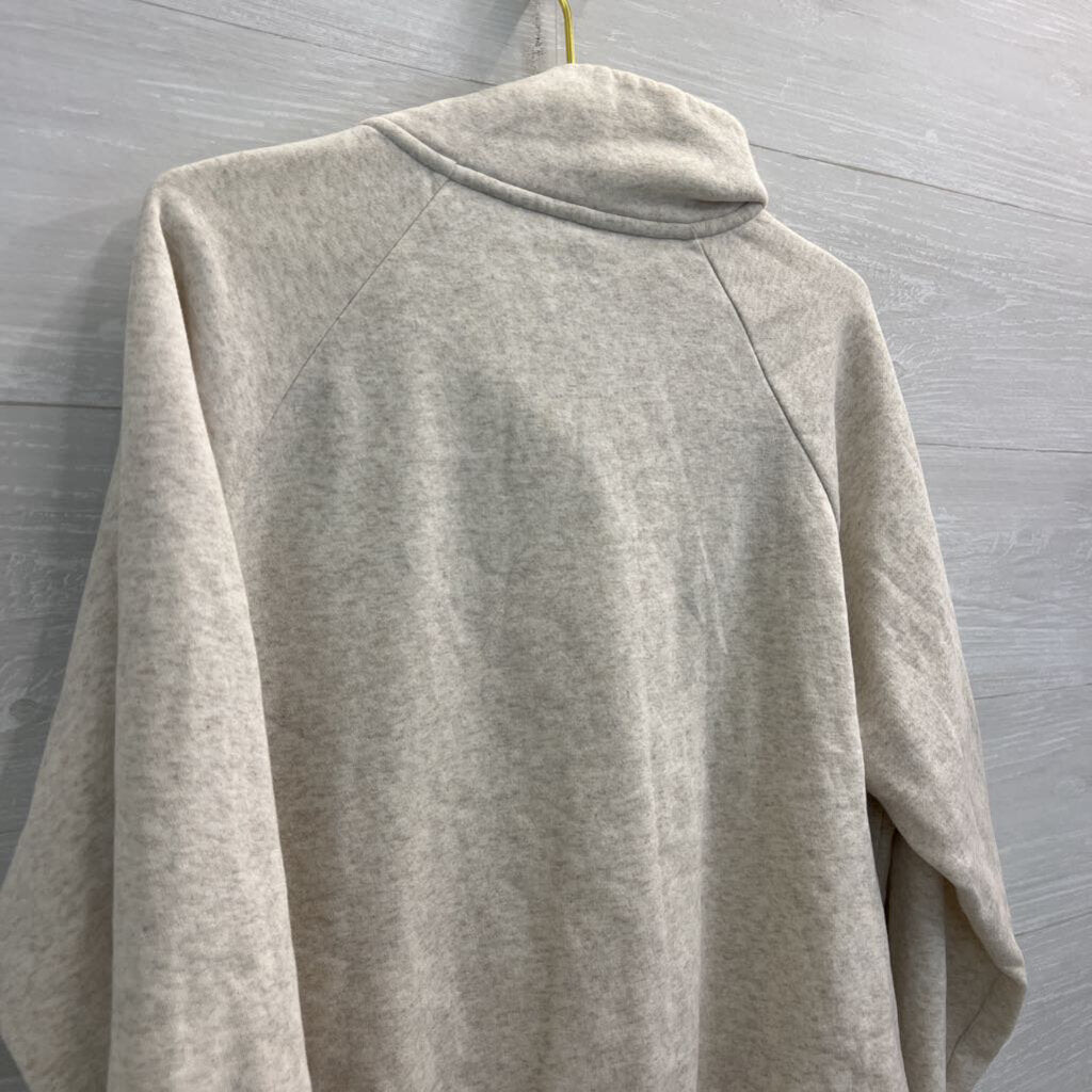Under Armour Cream Half Zip Pullover Extra Large