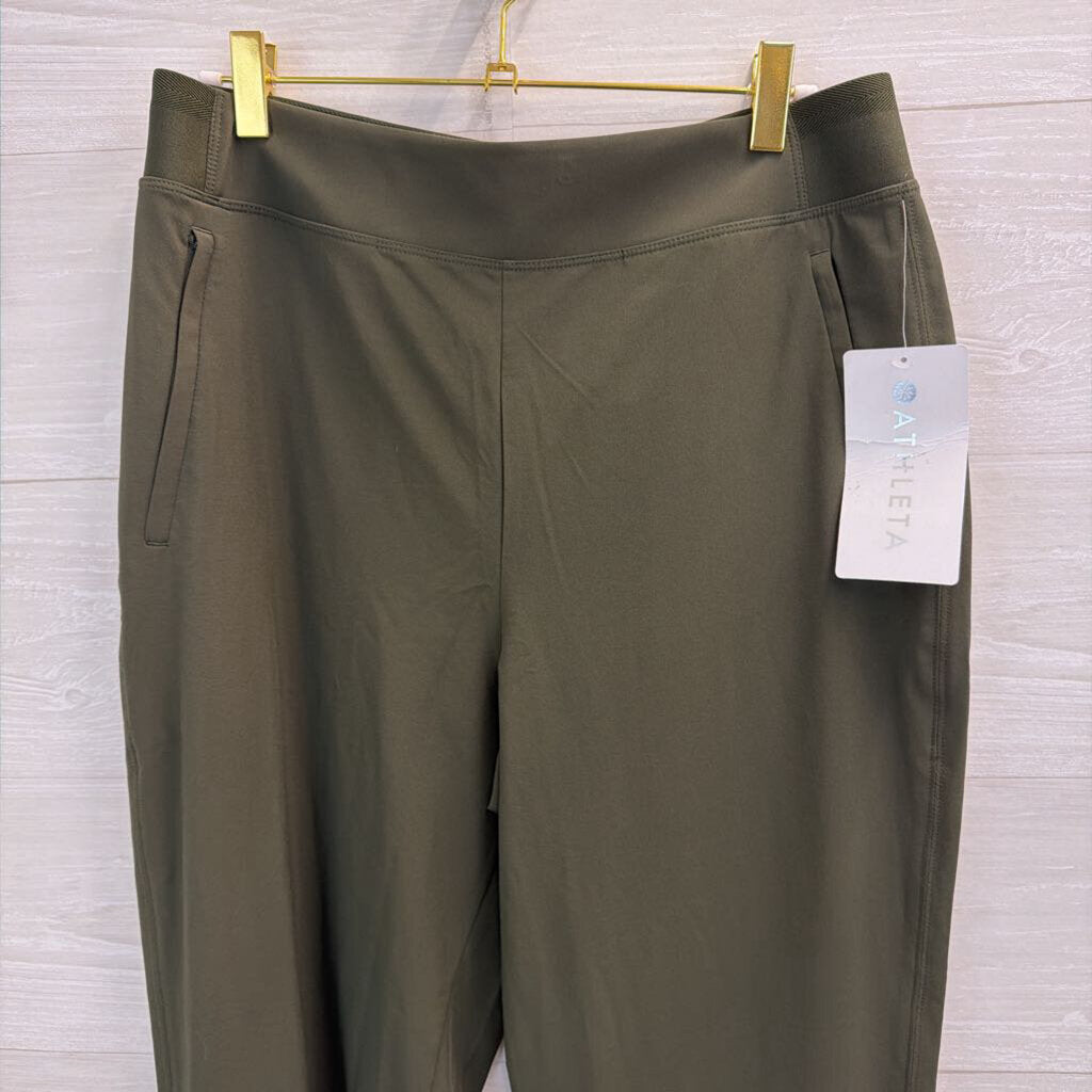Athleta Green Brooklyn Heights Jogger Pants 8 Tall