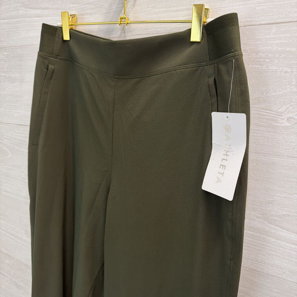 Athleta Green Brooklyn Heights Jogger Pants 8 Tall