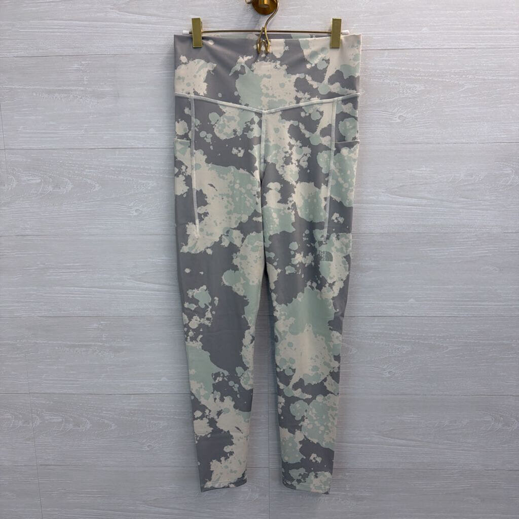 The North Face Green Print Leggings Large