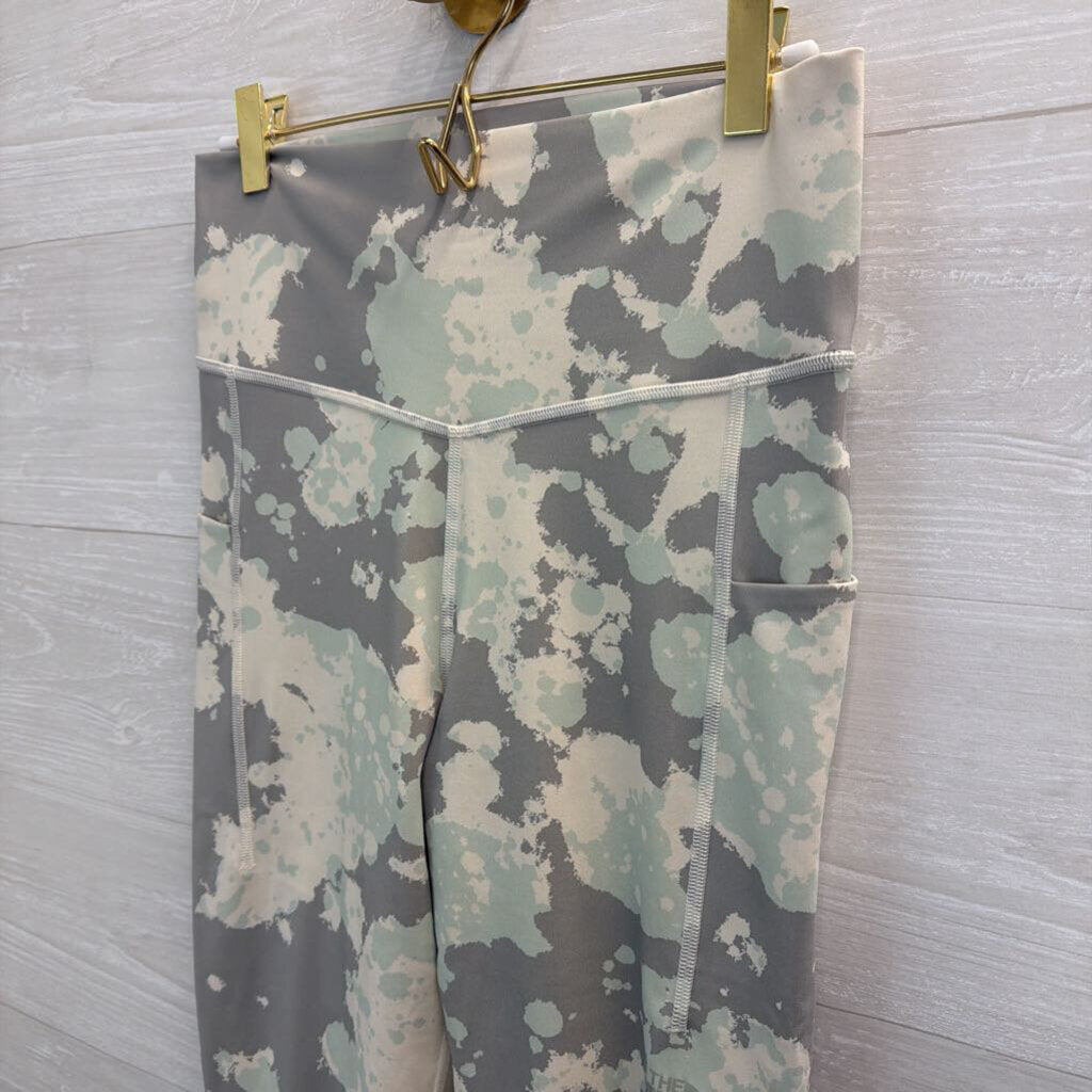 The North Face Green Print Leggings Large