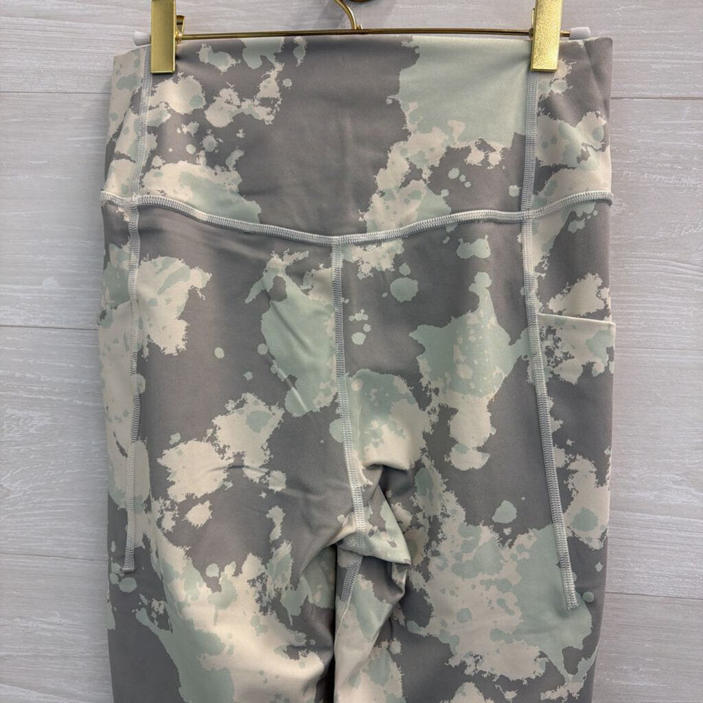 The North Face Green Print Leggings Large