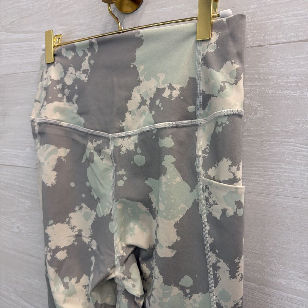 The North Face Green Print Leggings Large