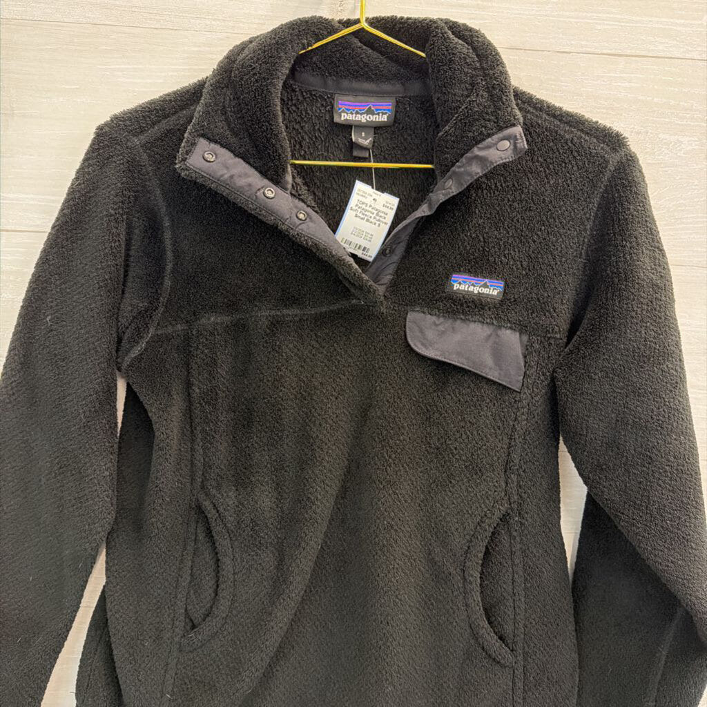 Patagonia Black Soft Fleece Pullover Small