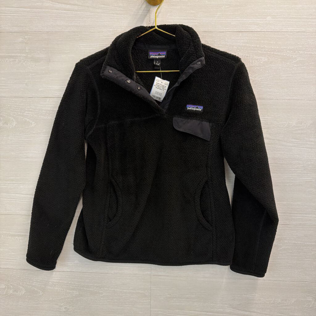 Patagonia Black Soft Fleece Pullover Small